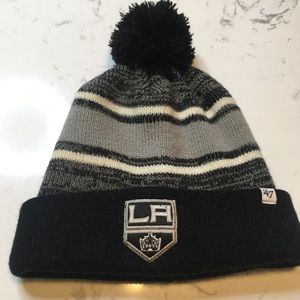 Los Angeles King Pom Pom Beanie